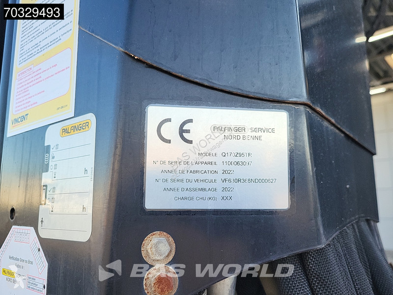 شاحنة Renault C 480 8X4 8x4 Palfinger Q170Z95TR...