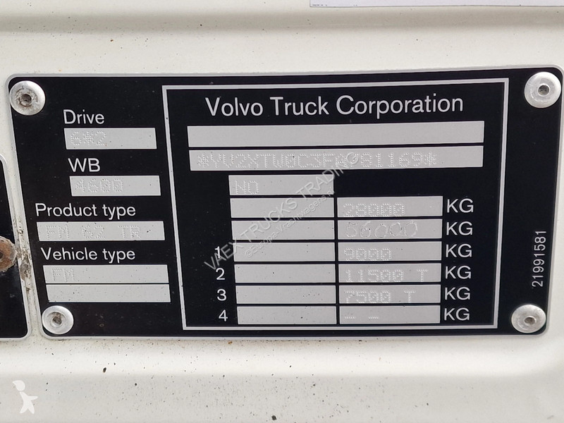 Kamion Volvo 420 Globetrotter 6x2 - Box with...