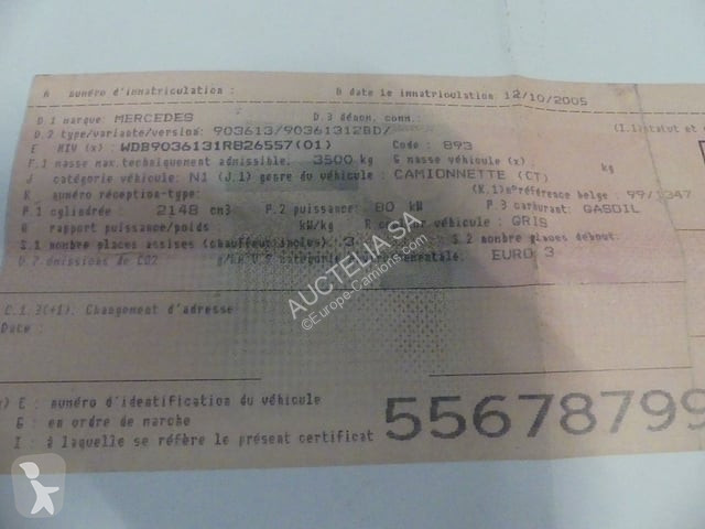 Camión Mercedes 311cdi-D