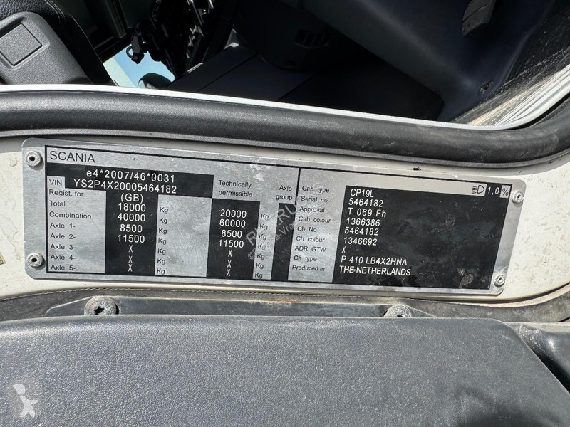 Camión Scania P410 RHD 6X2 EURO 6 + HUNWICK 3...