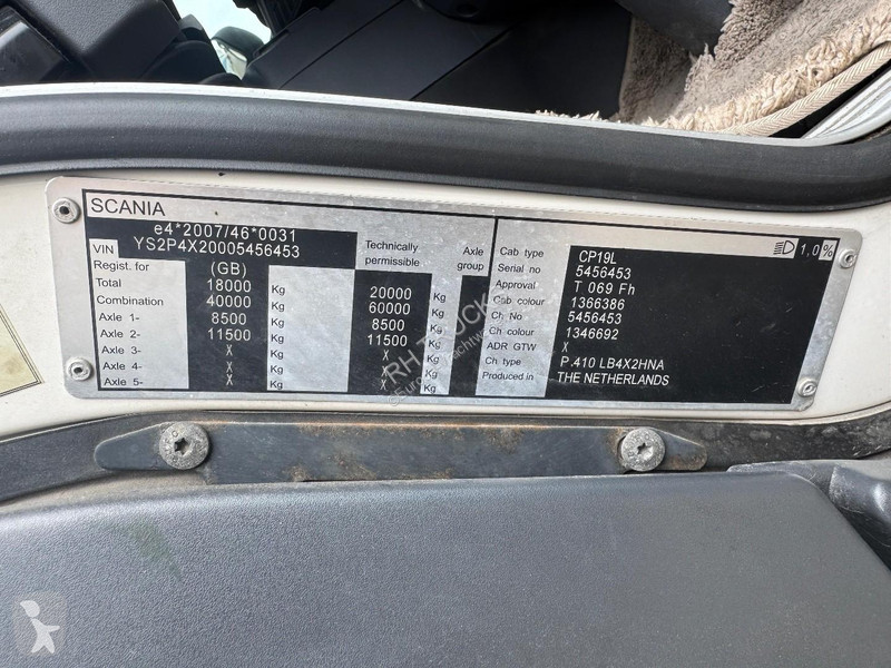 Camión Scania P410 RHD 6X2 EURO 6 + HUNWICK 3...
