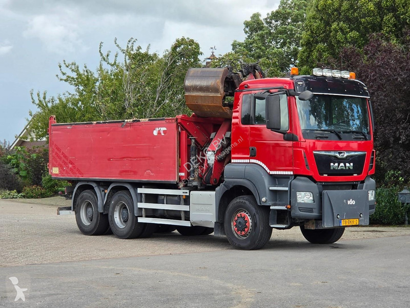 Camión MAN 420 !!6X6!! Z-CRANE TIPPER NL TRUCK...