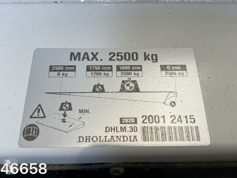 Teherautó MAN 26.330 6x2 met DHollandia laadklep