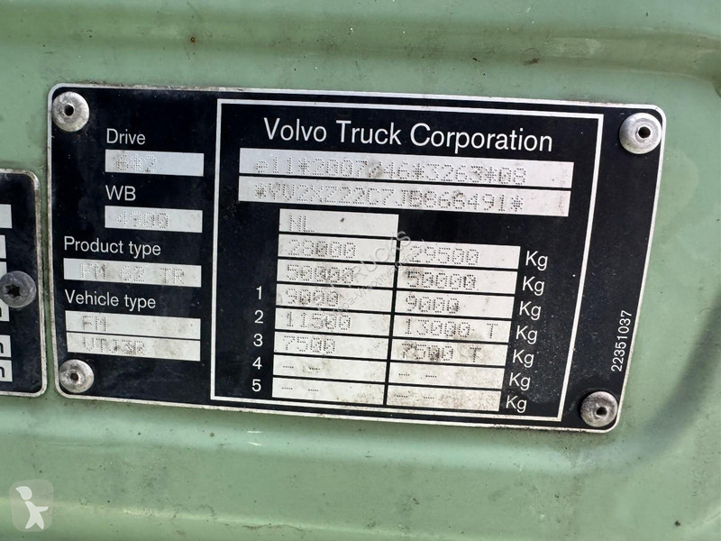 Teherautó Volvo 6X2 EURO 6 + VDL 21 TON HOOKLIFT