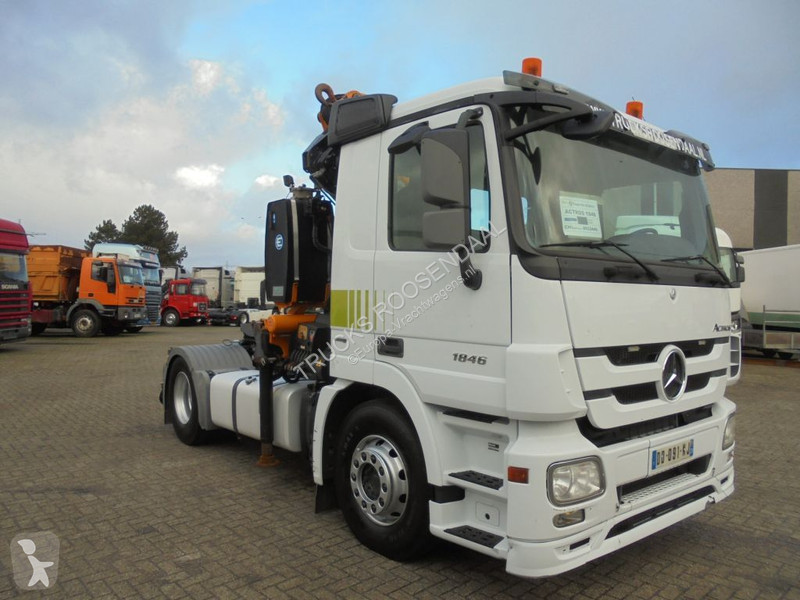 Camion Mercedes 1846 + Euro 5 + EFFER 250 Crane...