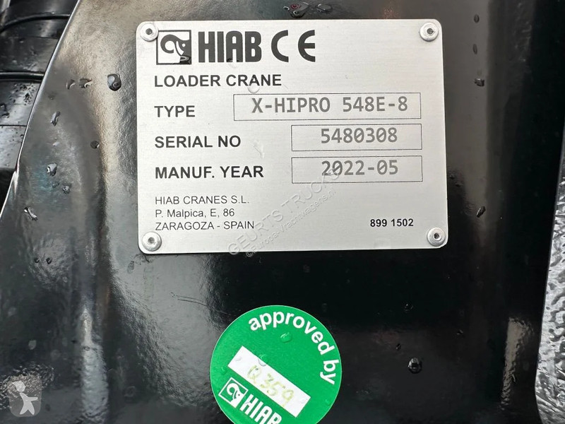 Kamion Volvo 500 8X4 HIAB HAAKARM + HIAB 548...