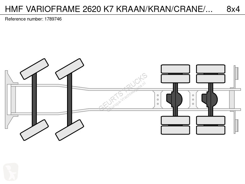 Camion HMF VARIOFRAME 2620 K7...