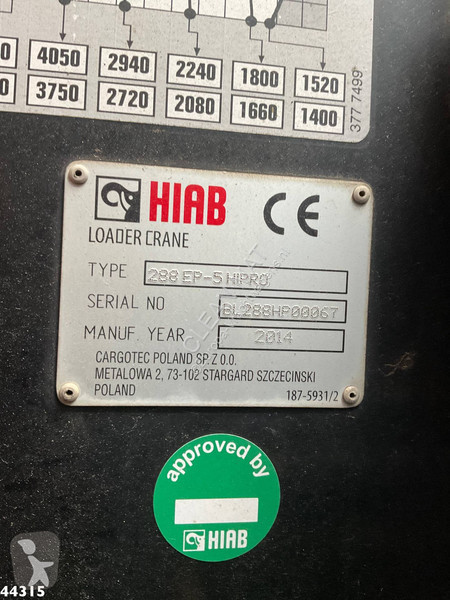 Camion Volvo 540 8x4 Euro 6 Hiab 28 Tonmeter...