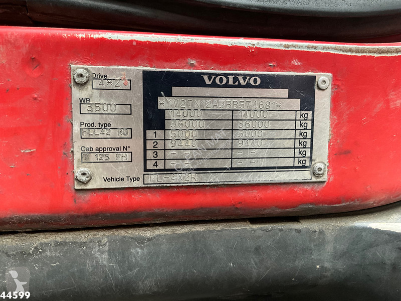 Camión Volvo 240 Euro 5 Brandweer waterspuitwagen