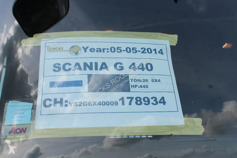 Kamion Scania 440 hiab 166-4 hipro + 6x4 +...