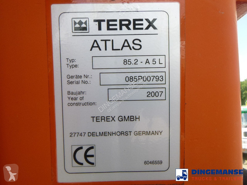 Kamion Mercedes 1829 4x4 RHD + Atlas 85.2 A5L