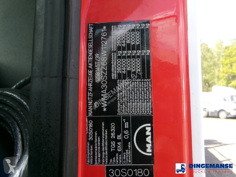 Lastbil MAN TGS 6X4 RHD + HMF 2820 K4