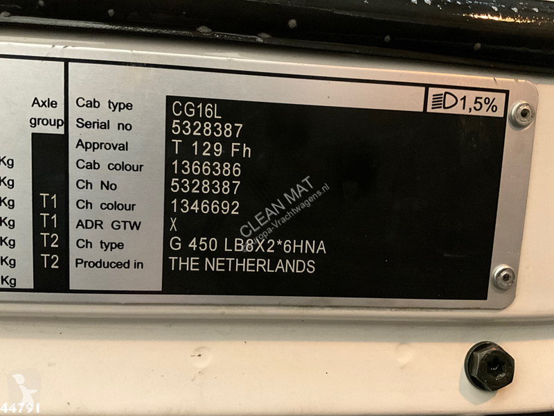 Camion Scania 450 8x2 Euro 6 Hiab 32 Tonmeter...