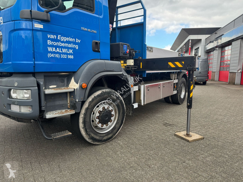 Traktor MAN TGM 18-290 4x4 Kraan met Open...