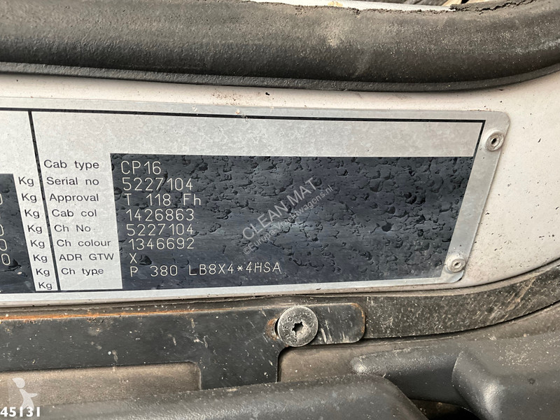 Camion Scania 380 8x4 Euro 5 Hiab 21 Tonmeter...