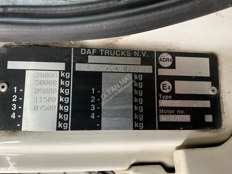 Camion DAF FAS 85  340 Manual Hiab 12 Tonmeter...
