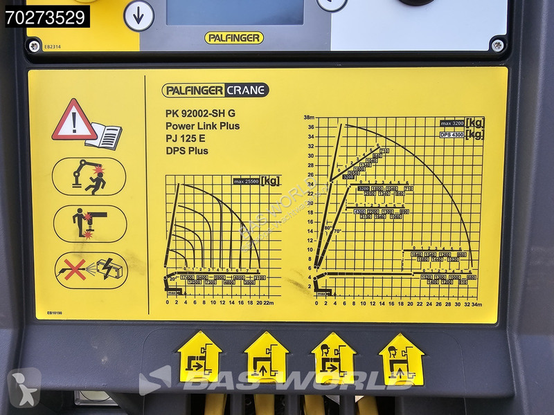 Camion Volvo 500 8X2 Palfinger PK92002 SH Crane...