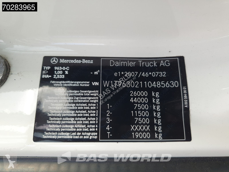 Camion Mercedes 2540 6X2 1500kg Ladebordwand...