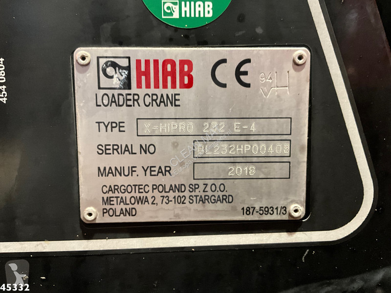 Kamion DAF FAN  410 Euro 6 Hiab 23 Tonmeter...