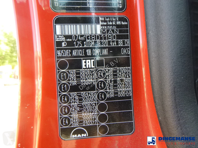 Lastbil MAN TGM 4x4 BB chassis / new/unused