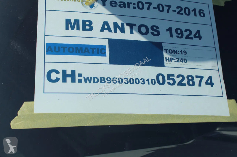 Camion Mercedes 1924 + THERMO KING 1200 + LIFT...