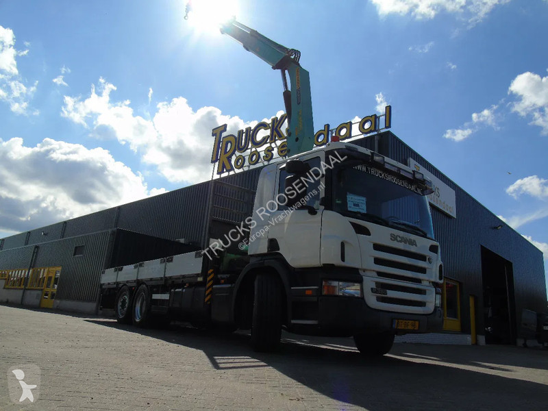 Kamion Scania P 380 + PAFINGER PK18.500 5x...