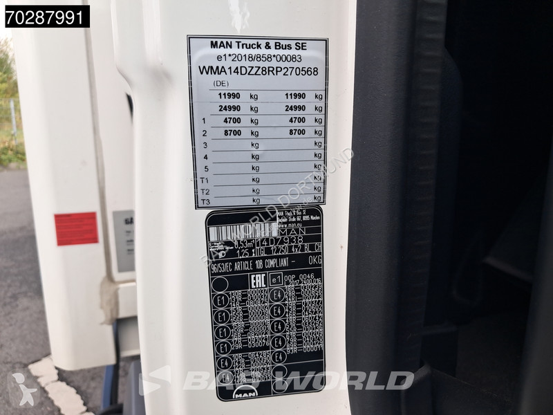 Lastbil MAN 12.250 4X2 12tonner 1500kg...