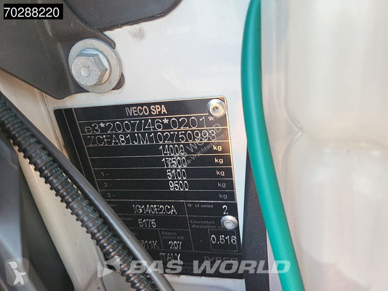 Kamion Iveco 140E280 4X2 1500kg Ladebordwand...