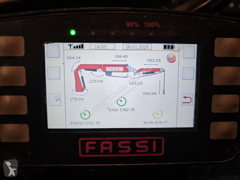 شاحنة Mercedes 3353 8x4 / FASSI 71 T/M + JIB /...