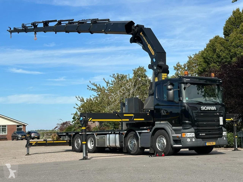 شاحنة Scania R490 PAFINGER 92TM!! 2017!!ONY...