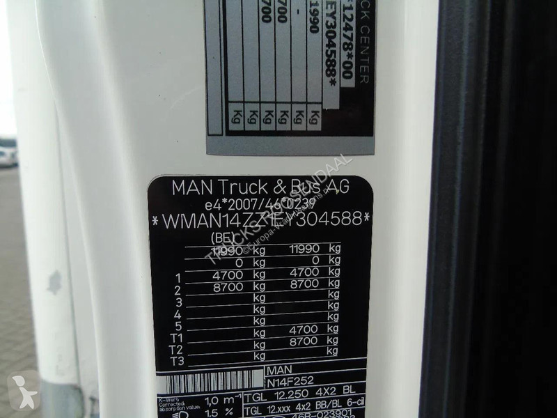 شاحنة MAN 12.250 + EURO 5 + LIFT