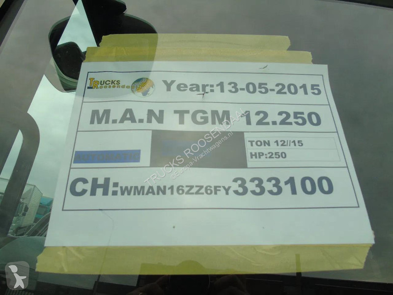 شاحنة MAN 12.250 + EURO 6