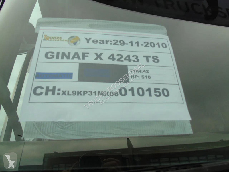 شاحنة Ginaf X 4243 TS + EURO 5 + 8X4 + MANUAL