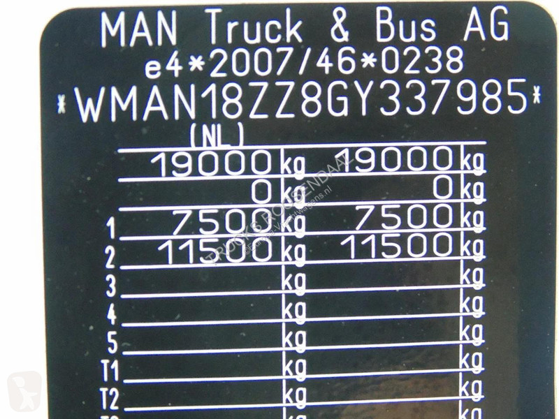 شاحنة MAN 18.250 + carrier supra 850 + euro 6 +...