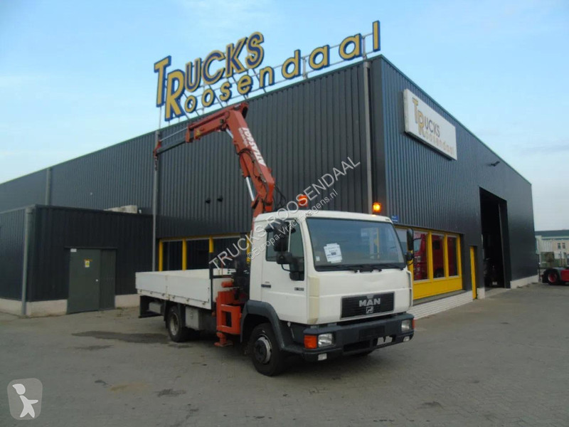 Lastbil MAN 8163 + ATLAS 60.1 + MANUAL + EURO 2...