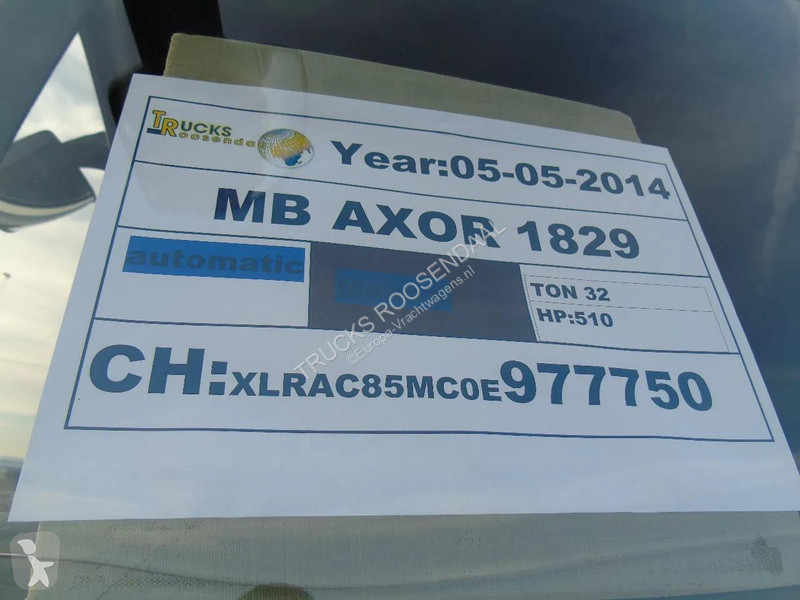Camion Mercedes 1829 + euro 5 + lift + manual