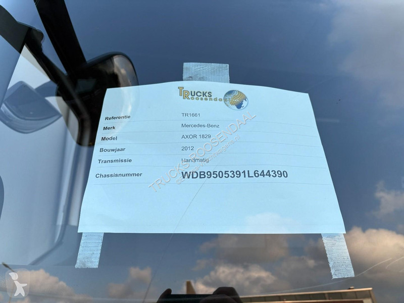 شاحنة Mercedes AXOR 1829 + MANUAL + EURO 5 +...