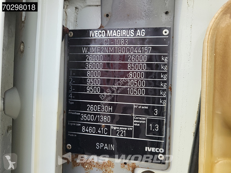 Lastbil Iveco 260E30H Euro 6X4 Palfinger...