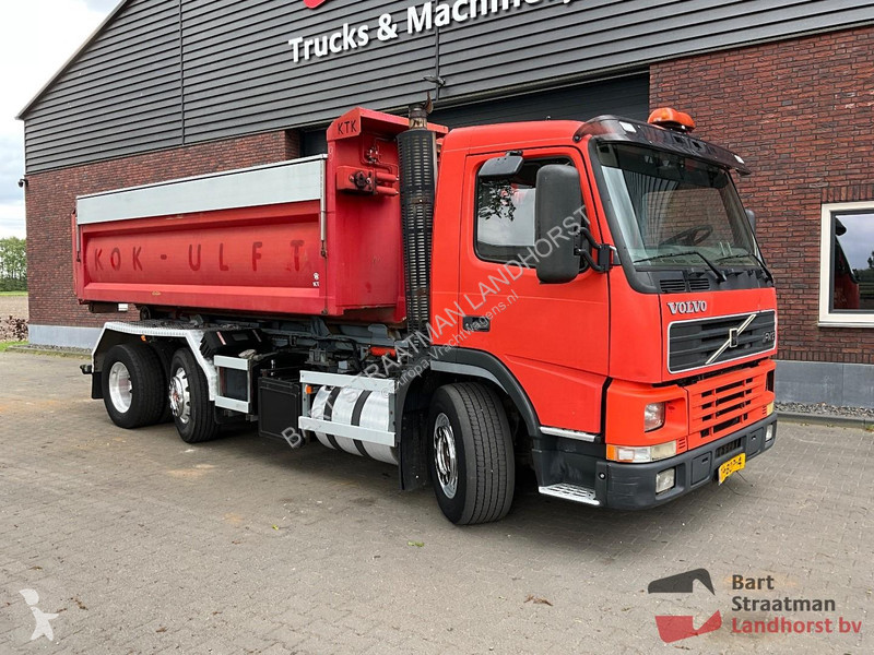 Lastbil Volvo 380 6X2 met Palfinger 15t...