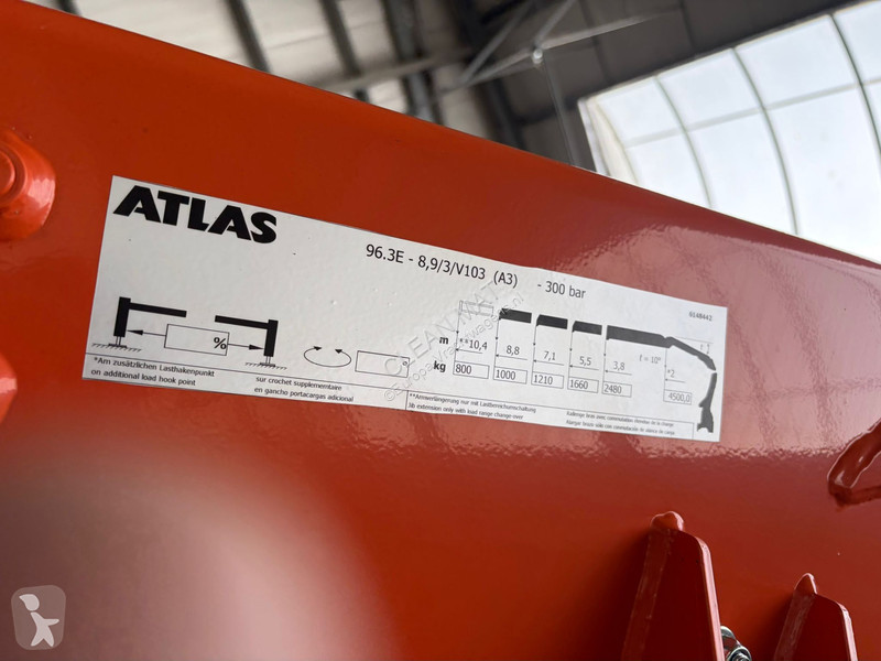 شاحنة Mercedes 1524 Euro 6 Atlas 10 Tonmeter...