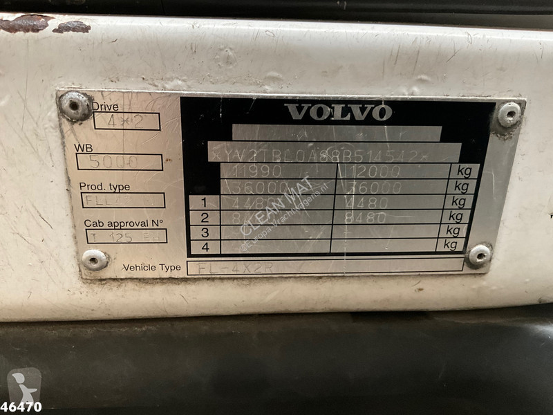 شاحنة Volvo FL 280 Euro 5 HMF 10 Tonmeter...