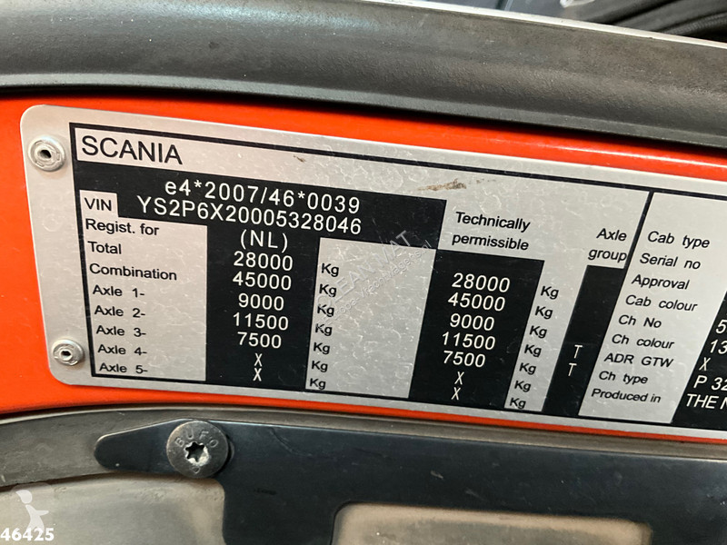 Kamion Scania 320 HMF 14 Tonmeter Z-kraan Just...