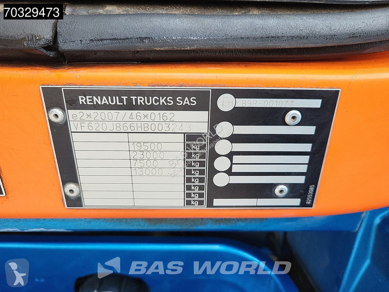 شاحنة Renault D 320 4X2 19.5tonner 1500kg...