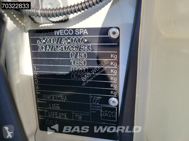 شاحنة Iveco 75E160 4X2 Only 11.800 Kms! Manual...