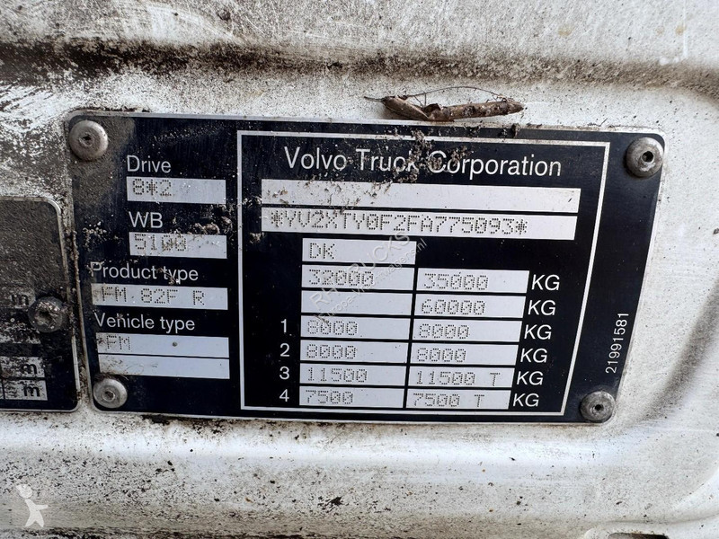 Vrachtwagen Volvo 460 8X2 EURO 6 + 24.000...