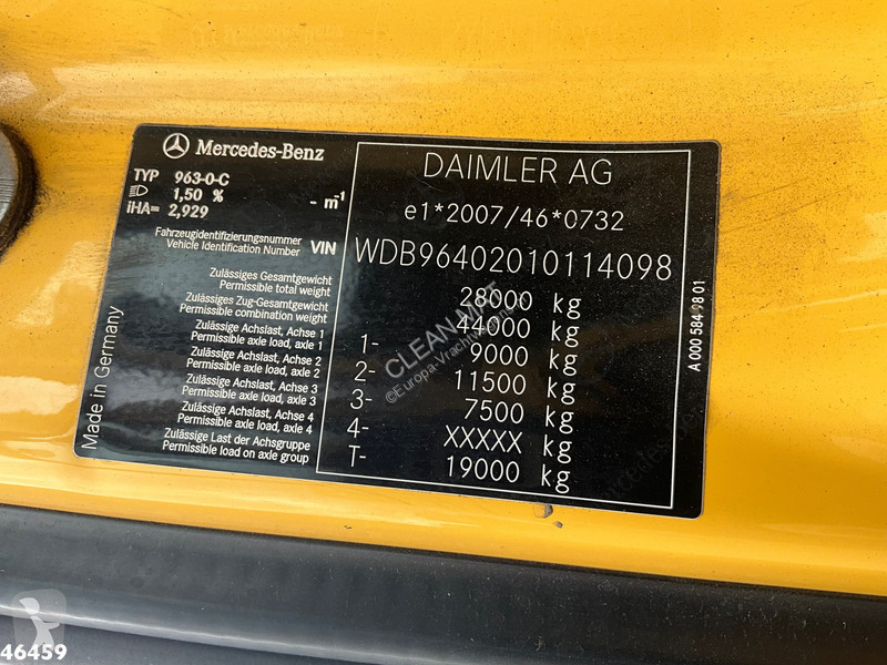 شاحنة Mercedes 2851 Euro 6 Palfinger 22...