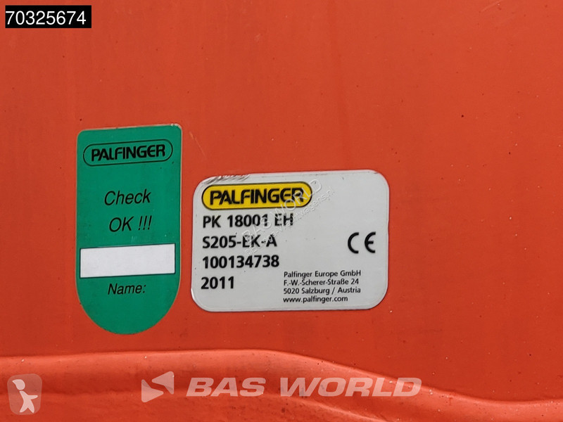 Camión Scania P 8X2 NL-truck Palfinger PK18001...