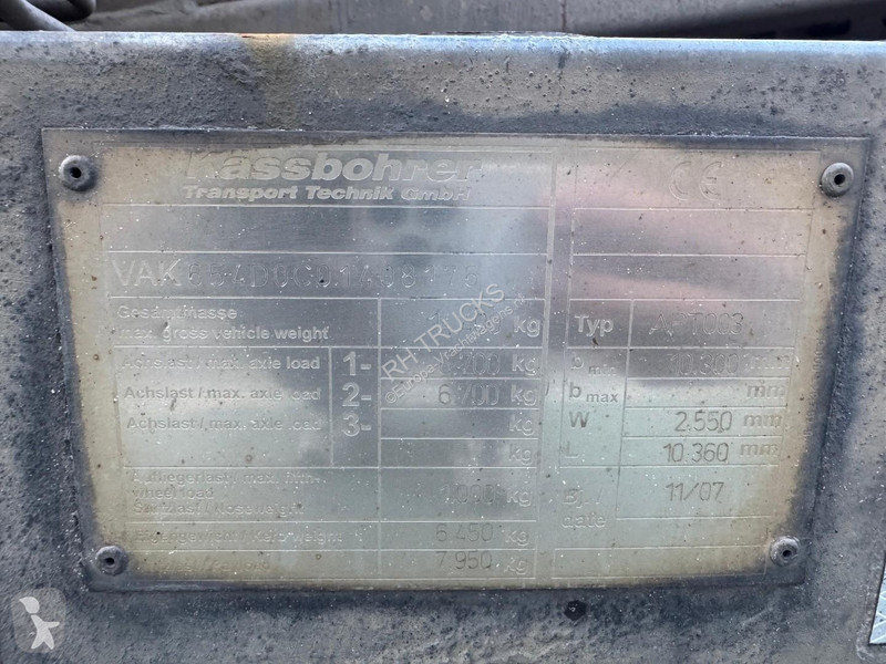 Mercedes 1843 4X2 EURO 6 + KAESSBOHRER 2 AXLE...