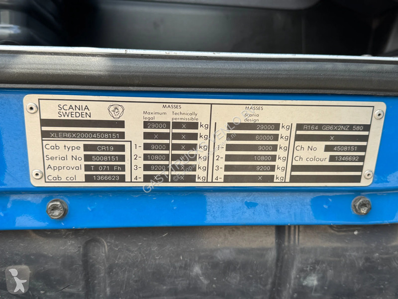 Kamion Scania 164-580 V8 6x2 Tipper / Full...