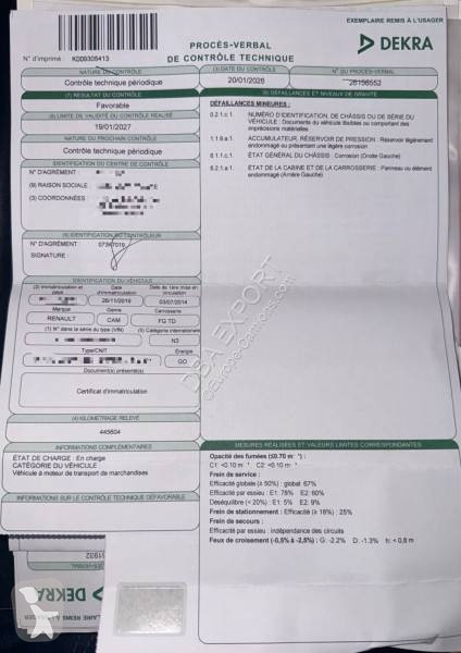 شاحنة Renault 270 DXI
